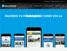 Tablet Screenshot of dhmultimedios.com
